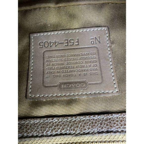 Coach Vintage Pebbled Leather Style #4405 Madison Regis Shoulder Bag - Picture 9 of 11